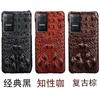 Funda para teléfono móvil Honor Play6T 4T patrón de calavera de piel de vaca media cubierta Play5TPro funda protectora de cuero de alta calidad