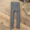Leggings para Niñas 2024 Calcetines Infantiles Pantalones Infantiles Estilo Coreano Medias Pantalones de Pana Engrosados Terciopelo de Cordero Cálidos Pantalones para Bebé