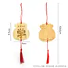 Tarjeta de Deseos Letrero de Madera Colgante para Lugares Pintorescos, Decoración de Árboles, Tarjeta de Oración, Deseo de Estudiante Letrero de Madera Pequeño en Blanco con Logo Grabado