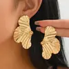 Ez5950 Joyería Transfronteriza Pendientes de Nuevo Estilo Pendientes de Hoja de Arce Pendientes de Botón Metálicos de Hoja Pendientes de Estilo Europeo y Americano Joyería