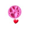 Molde de Silicone para Fondant com Padrão de Coração Molde de Silicone Líquido Molde para Bolo de Assar DIY Venda Direta da Fábrica C073
