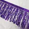 Franjas Lantejoulas 16,5cm, Renda Barba, Roupas de Dança de Performance Feitas à Mão, Bolsas, Franjas, Acessórios, Acessórios de Vestuário - 11 tamanhos por maço