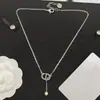 Dior/Dior Nueva Versión de Alta Gama Transfronteriza Collar Finamente Elaborado de Nariz de Cerdo Cd para Mujer, Estilo de Lujo Venta al por Mayor