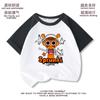 2025 Nueva Camiseta de Manga Raglán Sprunki Music Rhythm Box Ropa para Niños Verano Tops para Niños y Niñas