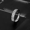 Anillo Valiente de Plata de Ley S999 para Pie para Hombre Tendencia de Año Nuevo de la Suerte Sentido de Alta Gama Anillo Interior Sólido para Hombre