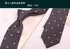 Terno Masculino Estilo Comércio Exterior Estilo Hong Kong Azul Business Retro Moda Camisa de Terno Nó Manual Poliéster Gravata Escura