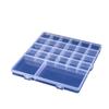 Caja de almacenamiento transparente de 26 rejillas 28 rejillas caja de plástico de 24 rejillas accesorios DIY cuentas almacenamiento de cerámica blanda joyero
