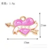 Mezcla de 30 Colgantes de Aleación Morada Forma de Gota de Aceite Corona Estrellas Corazón Nubes Accesorios para Colgantes de Pulsera DIY Venta al por Mayor