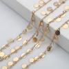 Accesorios de cadena de aleación para joyería DIY transfronteriza, pulsera, collar, cadena para la cintura, cadena para gafas de teléfono móvil, accesorios de 1 m/tira