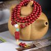 Pulsera Multicírculo de Cinabrio para Mujer, Diseño de Nicho, Pixiu para Atraer Riqueza y Fortuna, Pulsera para Mejores Amigas, Pulsera para Hombres y Mujeres, Regalo
