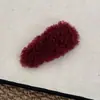 Moda Coreana Outono e Inverno Estilo Simples Macio Fofo Doce Lã de Cordeiro Gota d'Água Presilha para Franja e Presilhas Laterais para Meninas