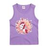 Chaleco Infantil Verano 2022 Nuevo Pony Delgado Camiseta Interior Estampada para Niños y Niñas Camiseta sin Mangas