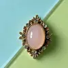 Nuevo Plato Ovalado de Flor de Aleación para Manualidades DIY, Tocados de Novia, Zapatos, Ropa, Bolsos, Zuecos, Accesorios y Materiales