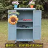 Almacenamiento de Gabinete de Zapatos de Madera Maciza para Exteriores al por Mayor Gabinete de Almacenamiento Puerta de Villa Protección Solar Impermeable Caja de Herramientas para Patio Balcón de Jardín Artículos Varios