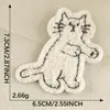 Venda Direta de Fábrica Bordado de Toalha Autoadesivo Gatinho Cartoon DIY Patch Bordado para Copo de Água Capa de Celular Sapato Chapéu Bolsa