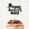 2027 Nuevo Producto Adorno para Pastel del Día del Padre Decoración de Postre para Hombres Adorno para Hornear Feliz Día del Padre