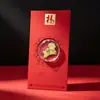 Año Nuevo del Cordero Pegatina Dorada para Teléfono Sobre Rojo Oro Puro 999 Regalo Compañero de Alta Gama Regalo de Reunión Anual de la Empresa Venta al por Mayor
