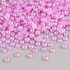 1000 PIEZAS perla de simulación ABS perla de semicírculo perla AB para decoración de uñas de teléfono móvil perla diy accesorios de joyería fábrica venta al por mayor