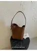 Bolso Cubo Vintage de Gran Capacidad para Mujer 2026 Invierno Nuevo Tendencia Nicho Casual Bolso de Hombro Textura Tejida Bolso Tote