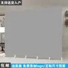 Parede divisória de tela cinza cor sólida sala de estar simples escritório casa divisória tela dobrável móvel tela dobrável