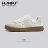 Zapatos Blancos Versátiles Estilo Coreano Leche Universal para Mujer Verano 2025 Nuevo Estilo Campus Transpirables y a Cuadros Zapatos de Entrenamiento Alemanes