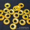 Amarelo Gelo Transparente 20mm Fivela da Paz Fivela Princesa Peças para Brincos Atacado DIY Pingentes de Joias de Jade Acessórios para Penteado Jade
