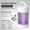 Repelente de Mosquitos de Mesa, Carregamento USB Doméstico, Montado na Parede para Dormitório, Luz para Exterior, Mata-Mosquitos Elétrico, Lâmpada Mata-Mosquitos Portátil
