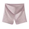 Cuecas Boxer de Algodão Puro para Mulheres, Cintura Média, Sem Costura, Modeladora de Barriga, Cobre o Quadril, Não Aperta, Bordas Enroladas, Gancho Estendido, Shorts de Segurança para Pernas Anti-Desgaste