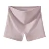 Comercio Exterior Transfronterizo Ropa Interior de Mujer Algodón Puro Jacquard Sin Costuras Talla Grande Cómodo Transpirable Ajustado a la Cadera Borde Antirrodadura Pantaloncillos tipo Boxer
