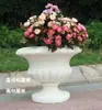 Vaso de Flores Coluna Romana Entrada de Vila Pátio Grande de Chão Ornaments Decorativos de Jardim Externo Varanda Vaso de Flores