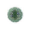 Posavasos de Cerámica Wenchuang de Guizhou Ladrillo Flor Antideslizante Posavasos de Corcho Absorbente Aislamiento Térmico Posavasos de Barro Diatomeo Posavasos para Té en stock