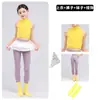 Roupas de Dança Infantis Roupas de Prática para Meninas Colete Amarelo Slim Fit Body de Yoga para Musculação Fantasias de Performance para Dança Jazz