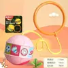 Pelota saltarina para niños, pelota rebotadora, juguete deportivo para entrenamiento de equilibrio y sensorial, aro de pie con luz, pelota de balanceo para el pie, juguete para exteriores para niños y niñas
