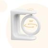 Soporte de Pared Circular Telescópico para Colgador de Barra Gancho para Cortina de Ducha sin Taladro Tipo para Colgar en la Pared