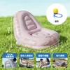 Sofá inflável preguiçoso, sofá de ar portátil para exterior para festivais de música, sofá-cama inflável dobrável para acampamento atacado