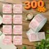 Pegatinas de Gracias Pegatinas Cuadradas para Sellar 300 Piezas Etiquetas Adhesivas Venta al por Mayor Lindas Pegatinas para Diario