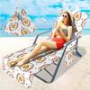 Funda Exclusiva Transfronteriza para Silla de Playa Bolsa para Silla de Playa de Microfibra Impresión Digital 3D Serie Calabaza A partir de Una Pieza