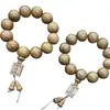 Pulsera de Cuentas de Buda de Huanghuali, Pulseras de Madera de Ala de Pollo para Hombres y Mujeres, Juguetes Culturales Populares, Artesanías de Madera, Cuentas de Rosario Juguetes Culturales