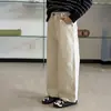 Pantalones Aimo Beibei para niña para otoño, estilo coreano limpio y fresco, duraderos y llamativos, con color contrastante y costuras visibles, pantalones casuales de pierna recta