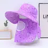 Chapéu de Sol de Verão para Mulheres, Aba Larga para Ciclismo, Chapéu para Colheita de Chá ao Ar Livre, Chapéu de Sol para Trabalho na Fazenda, Chapéu Lenço de Gaze Bolha