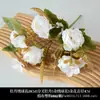 Flores Artificiais Brancas de Casamento para Teto do Salão de Casamento, Arranjo de Piso do Palco, Decoração de Corredor e Arranjo de Flores