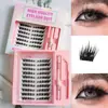 Cílios Postiços Mais Vendidos Comércio Exterior Conjunto de Cola WM47 Mestiço Asiático Olhos Grandes Europeu Americano Densos Naturais Volumosos
