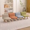 Banquito Pequeño para Niños para Uso en Casa, Banco Moderno y Sencillo de Sala de Estar de Moda con Respaldo, Silla Pequeña para Bebés, Taburete de Madera, Taburete Bajo