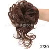 Perucas de Comércio Exterior, Acessórios de Cabelo para Noivas Europeias e Americanas, Argolas para Coque, Argolas de Cabelo com Franjas, Perucas de Seda de Alta Temperatura para Rabo de Cavalo