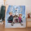 Manta de edredón de invierno rectangular casual portátil de doble cara Frozen para dormir