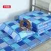 Juego de Tres-Seis Piezas para Dormitorio Estudiantil de Sábanas, Fundas de Edredón, Colchas, Colchones y Protectores de Colchón para Empleados 0.9m Ropa de Cama con Patrón de Cuadrícula Fabricante