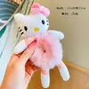 Nuevo Anillo para el Cabello de Peluche Tridimensional de Dibujos Animados de Otoño para Niños, Lazo para la Parte Posterior de la Cabeza, Bola, Accesorios para el Cabello de Gato, Cuerda para el Cabello para Mujeres