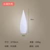 Abajur decorativo de gota de água Advanced Sense Shell Camping Paisagem Adereços decorativos Shopping Center Meichen Hotel Jardim Coluna