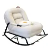 Sillón Mecedor Perezoso, Sofá Perezoso, Silla para Siestas de Balcón en Casa, Sala de Estar, Sillón Reclinable de Ocio, Sillón Mecedor de Ocio