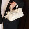 Bolso Cuadrado Pequeño Texturizado para Mujer 2026 Principios de Primavera Nuevo Estilo Coreano Color Sólido Diseño de Nicho Bolso Cruzado para el Trabajo y el Ocio Bolso de Hombro